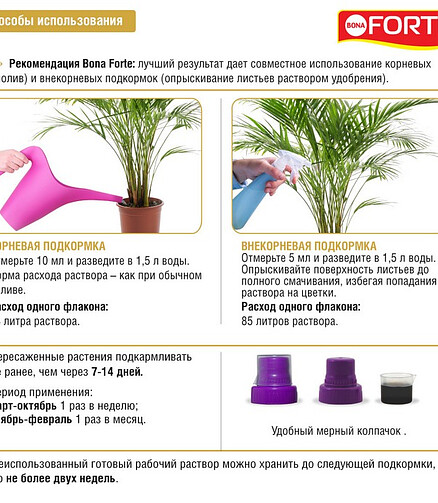 Удобрение BONA FORTE КРАСОТА для фикусов и пальм (285мл) 438x503 в Материке - Вариант 2