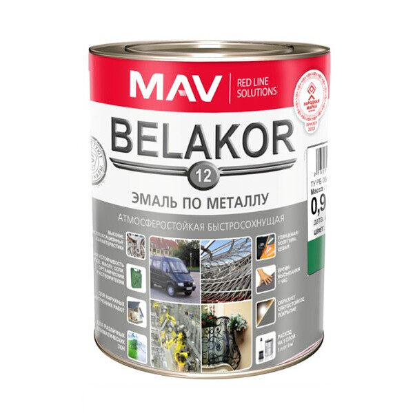 Эмаль BELAKOR 12 быстросохнущая белая, 0,9кг 586x674 Эмаль BELAKOR 12 быстросохнущая белая, 0,9кг 586x674 в Материке
