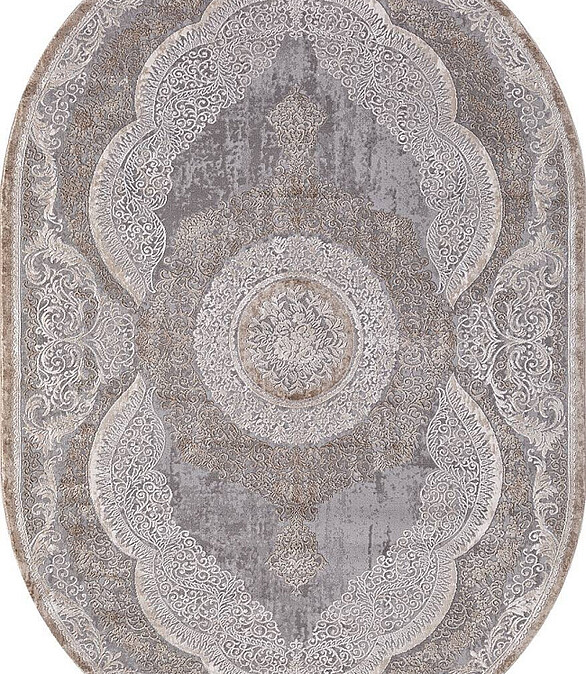 Ковер ARMINA 03880C Grey/Brown 160*230, овал 586x674 Ковер ARMINA 03880C Grey/Brown 160*230, овал 586x674 в Материке