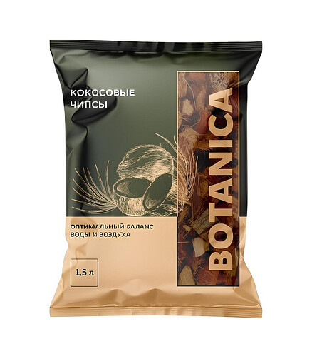 Кокосовые чипсы Botanica (1,5л) 438x503 в Материке - Вариант 3