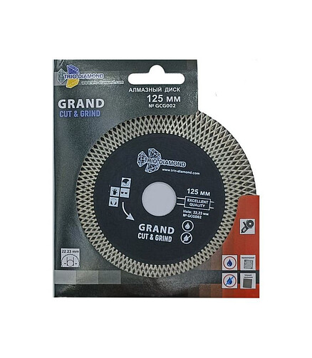Диск алмазный TRIO-DIAMOND Grant Cut & Grind Х-тип 125мм 438x503 в Материке - Вариант 2
