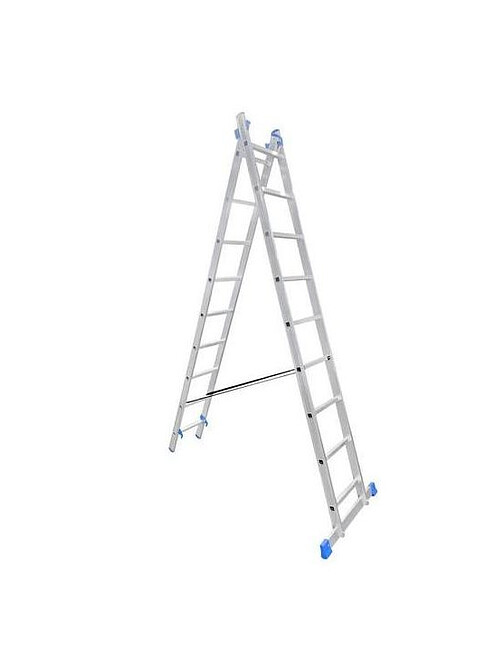 Лестница универсальная LadderBel алюмин. 2- секционная 9-ступ. 2-х секц. LS209 495x660 Лестница универсальная LadderBel алюмин. 2- секционная 9-ступ. 2-х секц. LS209 495x660 в Материке