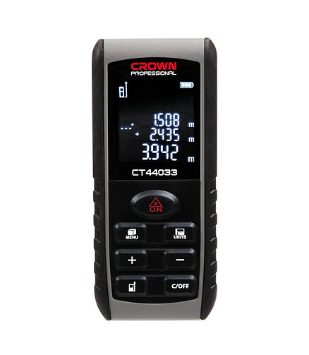 Дальномер лазерный CROWN CT44033 60м 438x503 в Материке