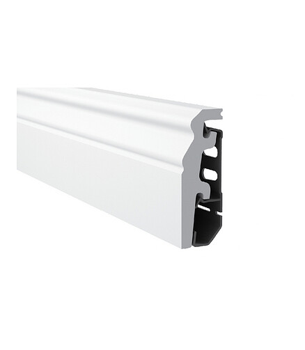 White*Design_P0830_VEGA плинтус БЕЛЫЙ-2.4м 438x503 в Материке
