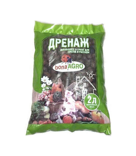 Дренаж керамзитовый bonaAGRO мелкий (2л) 438x503 в Материке