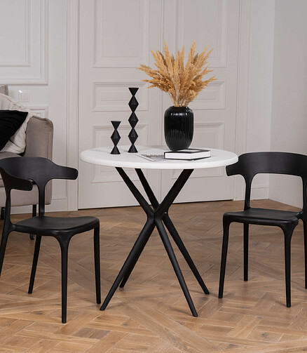 Стул ENOVA (48x44x78см) пластик черный PP0002B4 438x503 в Материке - Вариант 3