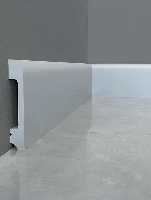 Плинтус SOLID_8UHD_05/80_полистирол АЛЮМИНИЙ-2.4м 495x660 Плинтус SOLID_8UHD_05/80_полистирол АЛЮМИНИЙ-2.4м 495x660 в Материке