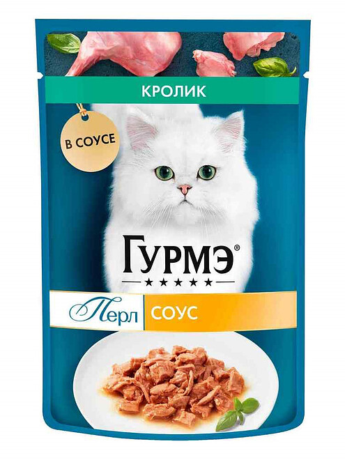 Корм для кошек Gourmet Perle кролик, соус (75г) 495x660 Корм для кошек Gourmet Perle кролик, соус (75г) 495x660 в Материке