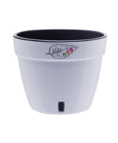Кашпо ASTI с автополивом (14,5x12см) пластик белый AST14WHT/BL 495x660 Кашпо ASTI с автополивом (14,5x12см) пластик белый AST14WHT/BL 495x660 в Материке