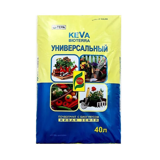 БиоГрунт KEVA BIOTERRA Универсальный (40л) 620x620 в Материке