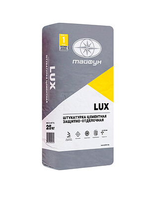 Штукатурка Тайфун LUX цементная, 25кг 238x286 в Материке