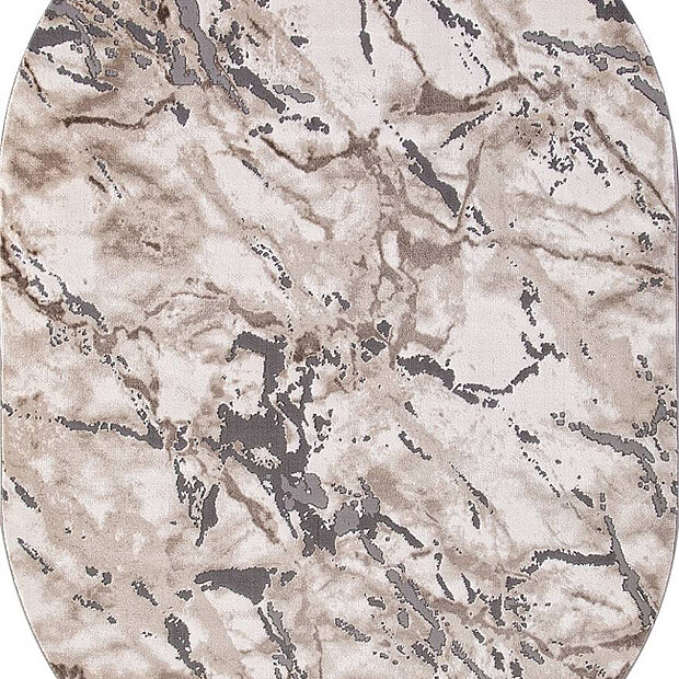 Ковер ARMINA 03819А Grey/Brown 160*230, овал