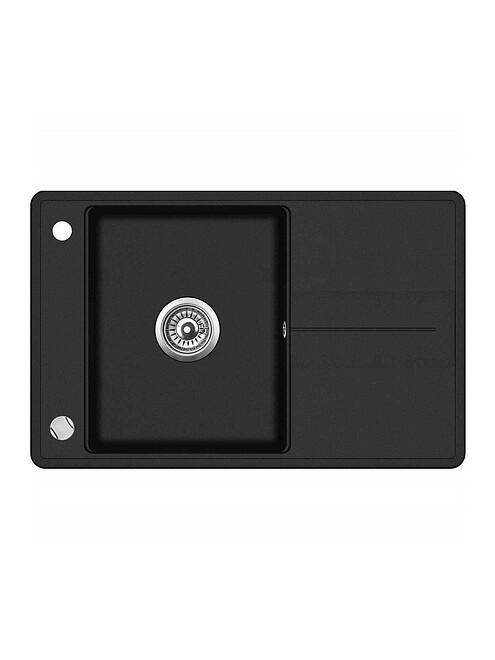Мойка BELLA SQB101-601AW 780х500мм гранит-черный металлик с вып.полуавтомат 495x660 Мойка BELLA SQB101-601AW 780х500мм гранит-черный металлик с вып.полуавтомат 495x660 в Материке