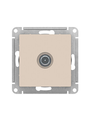 Розетка ТВ SE ATLAS Design ATN000291 беж. 238x286 в Материке