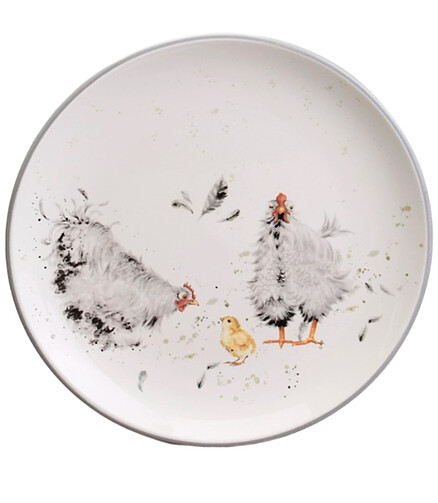 Тарелка керам. Lefard Funny hens 358-2298 закусочная 21х2,5см 438x503 в Материке