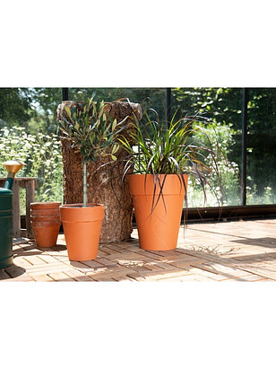 Горшок NATUR XL (31x37см) терракота кирпичный T-143-001-31 238x286 в Материке - Вариант 3