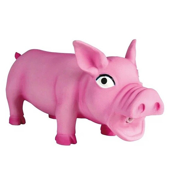 Игрушка для собак TRIXIE "Свинка" с пищалкой, латекс (17 см) 586x674 в Материке