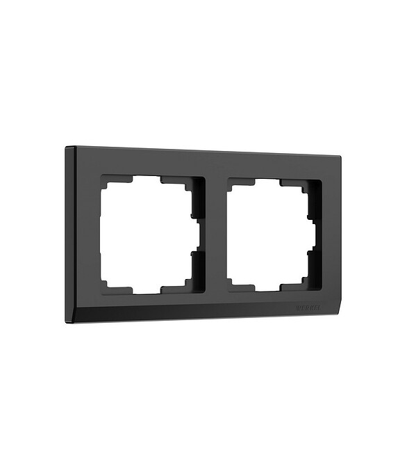 Рамка WERKEL Stark 2мест. черный 586x674 Рамка WERKEL Stark 2мест. черный 586x674 в Материке