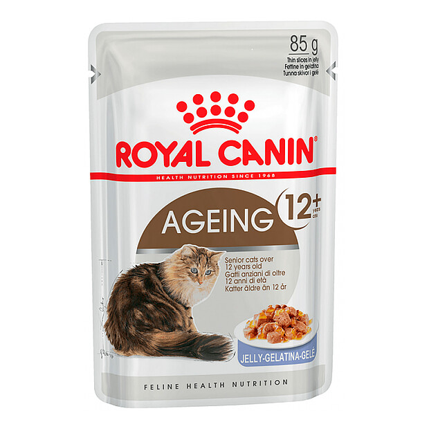 Корм для кошек Royal Canin Ageing+12 кусочки в желе (85г) 620x620 в Материке