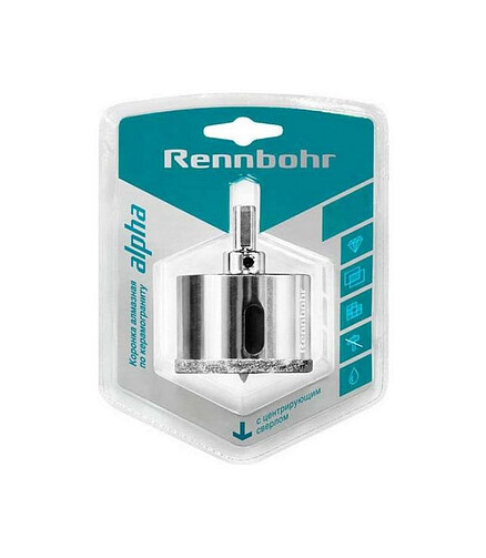Коронка алмазная по керамограниту RENNBOHR 100мм 438x503 в Материке - Вариант 2