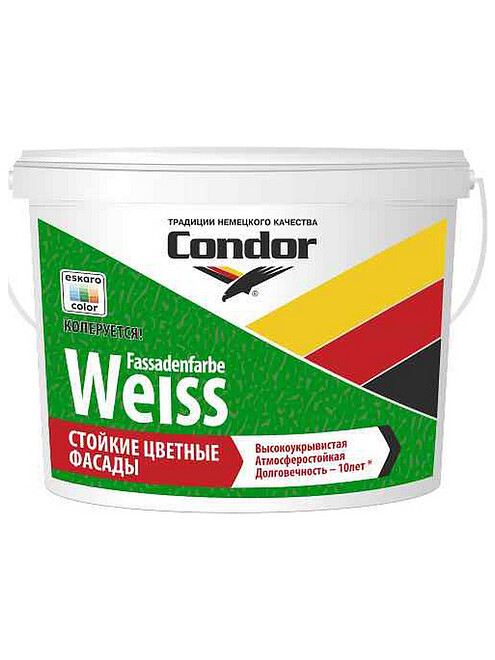 Краска Condor Fassadenfarbe, 3,75кг 495x660 Краска Condor Fassadenfarbe, 3,75кг 495x660 в Материке