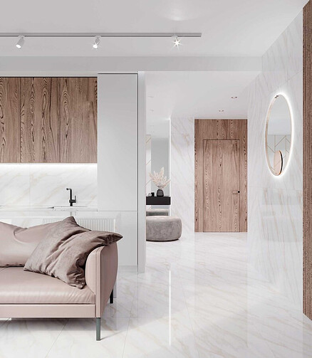 Керамогранит Onlygres MARBLE 102 60х120 см 1,44 м2 цвет gold glossy 438x503 в Материке
