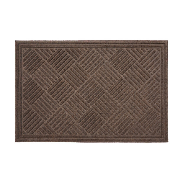 Коврик придверный ECO RIB brown 45*75 620x620 в Материке