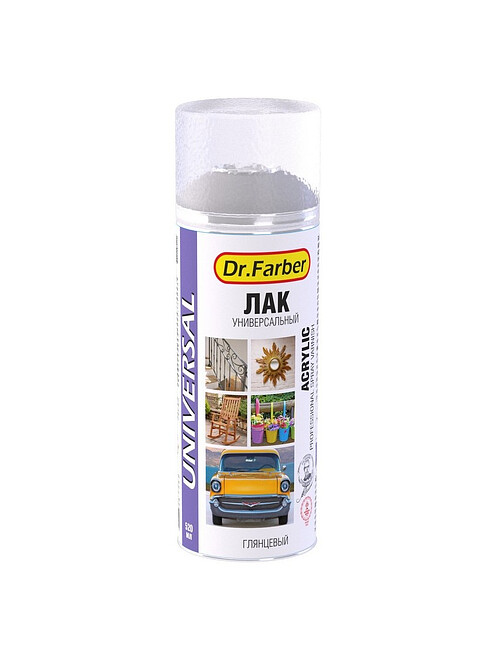 Лак аэроз. Dr.Farber акрил универсальный глянцевый, 520мл 495x660 Лак аэроз. Dr.Farber акрил универсальный глянцевый, 520мл 495x660 в Материке