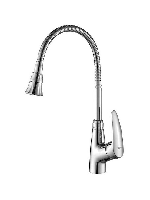 Смеситель LINARA LM0413C (для кухни) с гибким изливом, два режима тока воды 495x660 Смеситель LINARA LM0413C (для кухни) с гибким изливом, два режима тока воды 495x660 в Материке