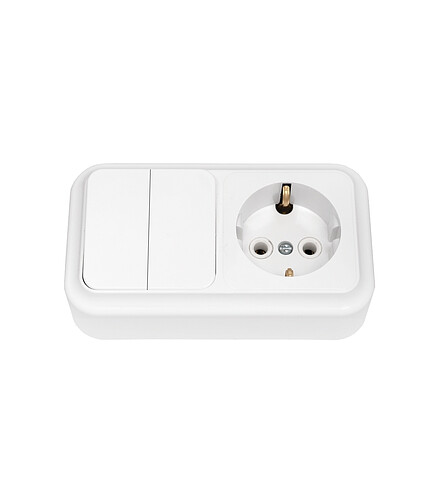 Блок Bylectrica ПРАЛЕСКА 2В-РЦ-529 2кл.+1роз. с/з 438x503 в Материке