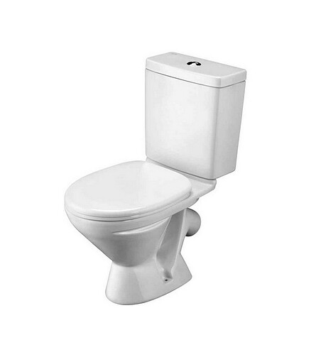 Унитаз-компакт ЛИГА 3/6 л. кос.вып. с сиденьем ПП 438x503 в Материке
