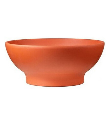 Горшок NATUR Misa M (27x11см) терракота кирпичный T-014-001-26 438x503 в Материке