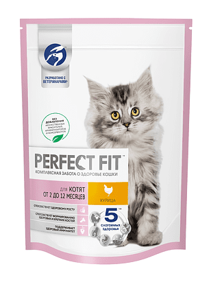 Корм для котят PERFECT FIT курица (0,19кг) 238x286 в Материке