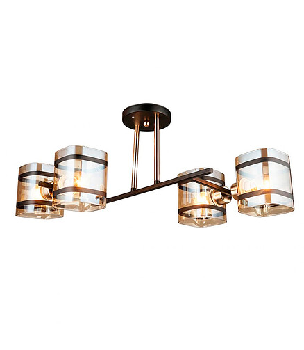 Люстра IMEX MD.4060-4-S BK+FGD 60W/E27 438x503 в Материке