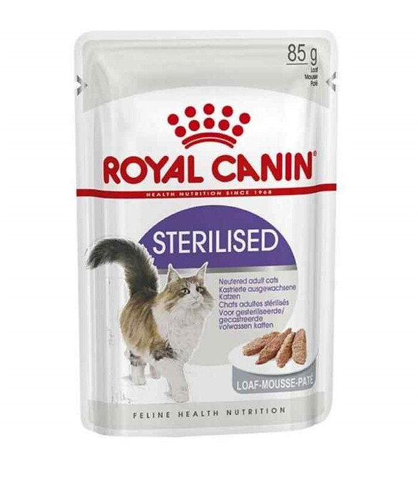 Корм для кошек Royal Canin Sterilized паштет (85г) 586x674 Корм для кошек Royal Canin Sterilized паштет (85г) 586x674 в Материке