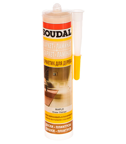Герметик SOUDAL для паркета клен, 280мл 438x503 в Материке