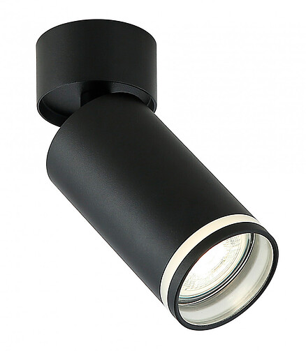 Светильник настенно-потолочный IMEX IL.0005.2001 BK 10W/GU10 черн. 438x503 в Материке