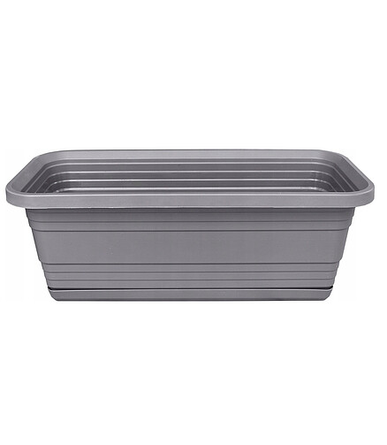 Ящик балконный BONA (40x18x14см) пластик антрацит LA808-82 438x503 в Материке