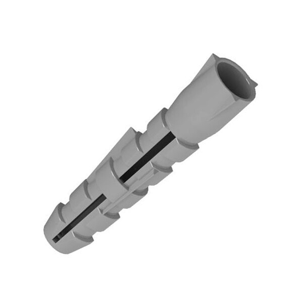 Дюбель распорный 8х40мм без борта OptimPlast, серый (уп=10шт) 586x674 Дюбель распорный 8х40мм без борта OptimPlast, серый (уп=10шт) 586x674 в Материке
