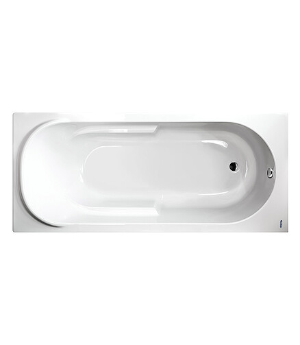 Ванна акриловая прямоугольная ALBA SPA ARABELLA 150х75см без ножек 438x503 в Материке