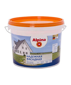 Краска ALPINA Надежная фасадная белая 2,5л