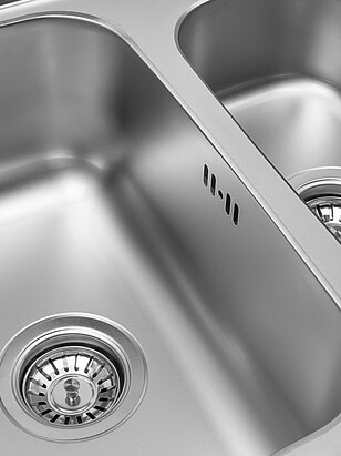 Мойка врезная ZORG ZLL 6150-2 1,5 чаши 615х500мм микродекор нерж 0,8мм с выпуск. 238x286 в Материке - Вариант 2