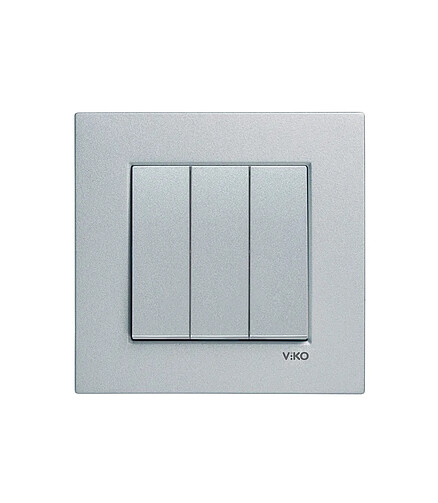 Выключатель Viko NOVELLA 92105068 3кл. серебро 438x503 в Материке - Вариант 2
