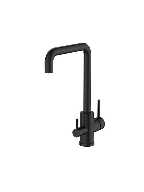 Смеситель FW519Black (для кухни) на две воды, черный матовый 495x660 Смеситель FW519Black (для кухни) на две воды, черный матовый 495x660 в Материке
