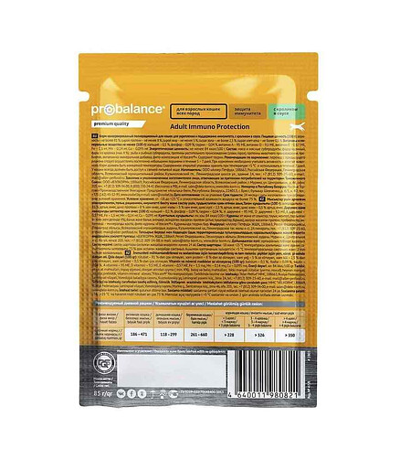 Корм для кошек ProBalance Adult Immuno Protection кролик, соус (85г) 438x503 в Материке - Вариант 2