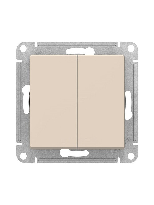 Выключатель SE ATLAS Design ATN000251 2кл. беж. 495x660 Выключатель SE ATLAS Design ATN000251 2кл. беж. 495x660 в Материке