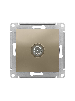 Розетка ТВ SE ATLAS Design ATN000591 шампань 238x286 в Материке