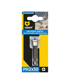 Бита GRAFF PH2 50мм с ограничителем 238x286 в Материке
