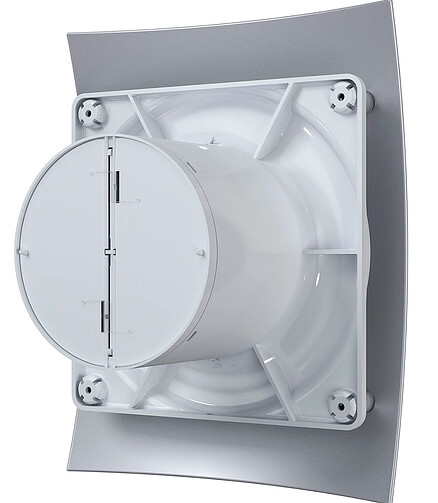 Вентилятор DICITI Breeze 4C Gray metal d100 с обр.клапаном 438x503 в Материке - Вариант 3
