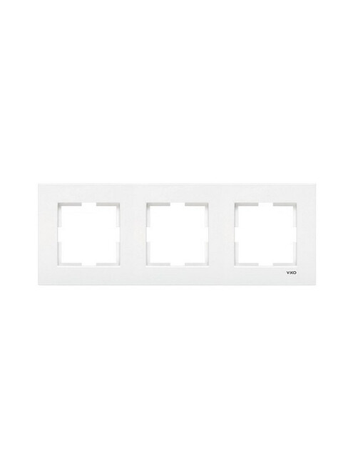 Рамка Viko KARRE 90960202 3мест. белый 495x660 Рамка Viko KARRE 90960202 3мест. белый 495x660 в Материке